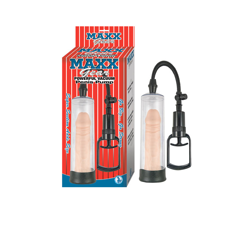 Nasstoys - Maxx Gear Powerful Vacuum Penis Pump Clear - Pumps & Enlargers - Silicone