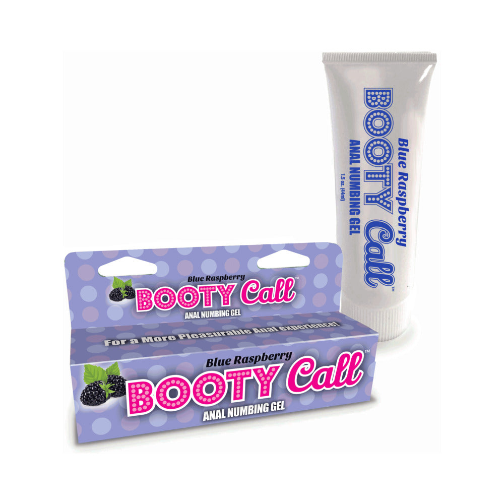 Little Genie - Bootycall Anal Desensitizer Blue Raspberry 1.5 oz. - Supplements & Enhancers - Gel