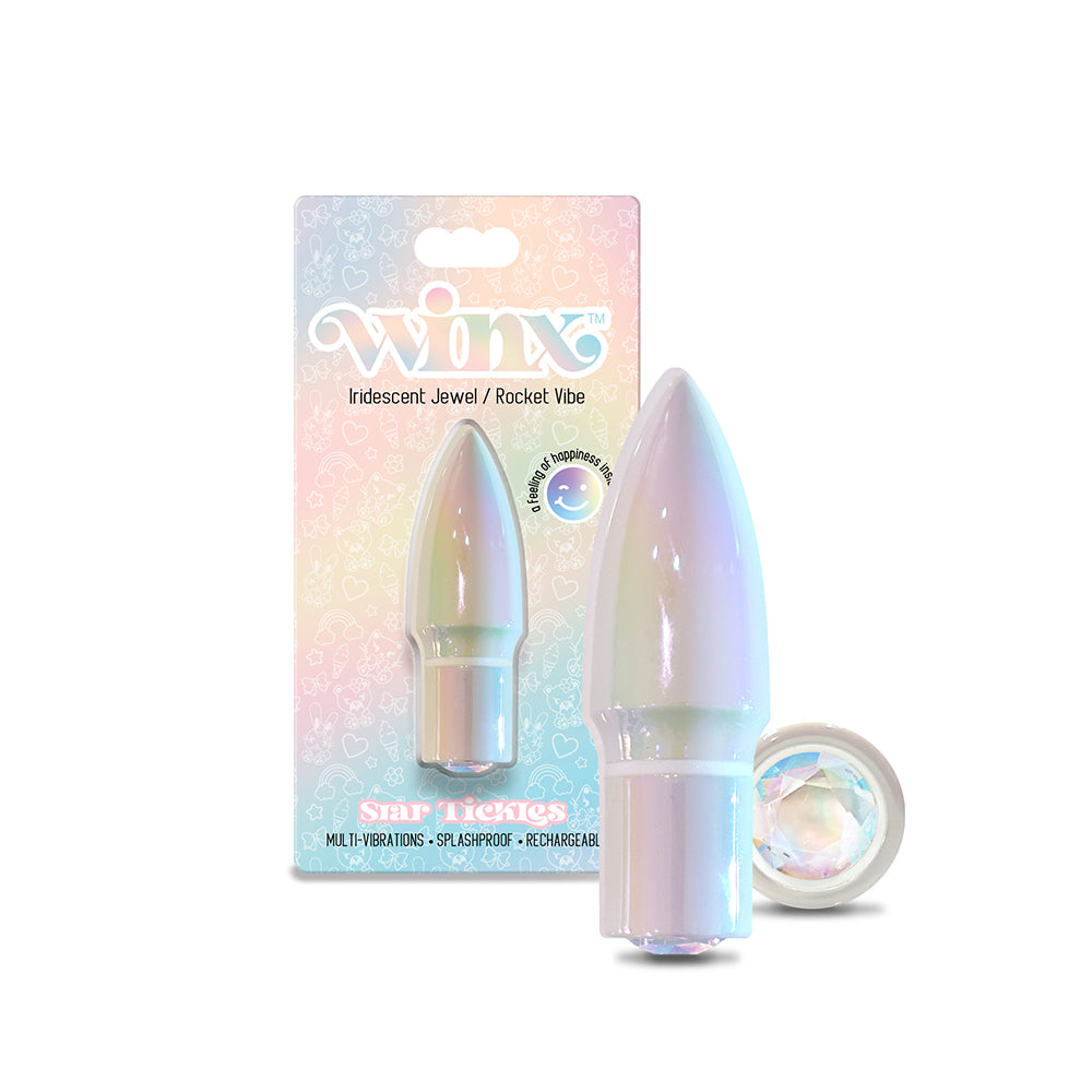 Global Novelties - WINX Star Tickles Vibrator with Gemstone - Vibrators - ABS