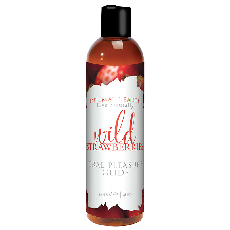Intimate Earth - Intimate Earth Succulent Strawberries Flavored Glide 120 ml/4 oz - Lubricants, Creams & Glides - Liquid