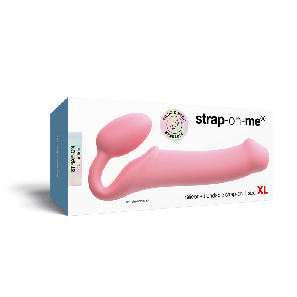 Lovely Planet - Strap-On-Me Silicone Bendable Strapless Strap-On Pink XLarge - Dildos