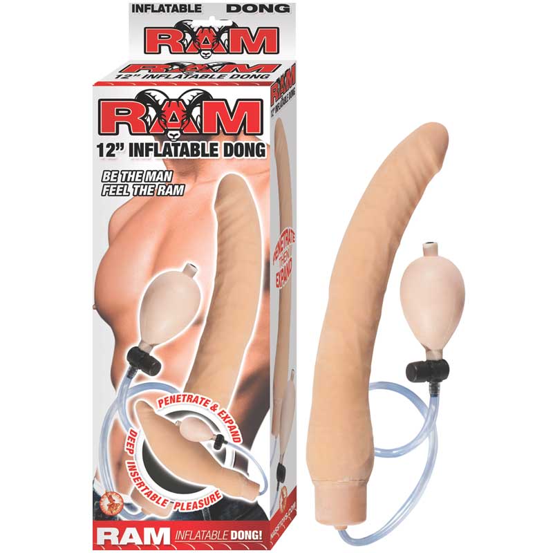Nasstoys Ram 12in. Inflatable Dong (White)