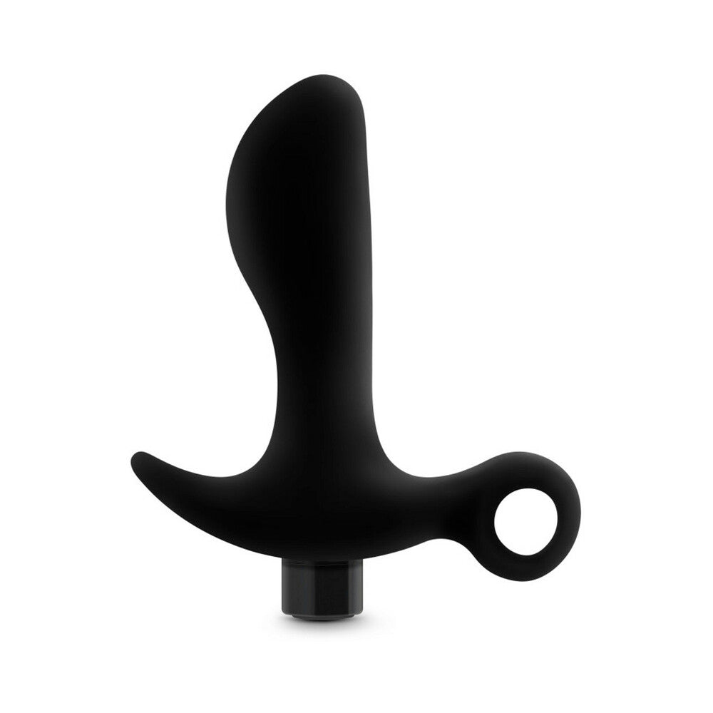 Blush - Anal Adventures Platinum Silicone Rechargeable Vibrating Prostate Massager 01 - Anal Toys & Stimulators - Silicone