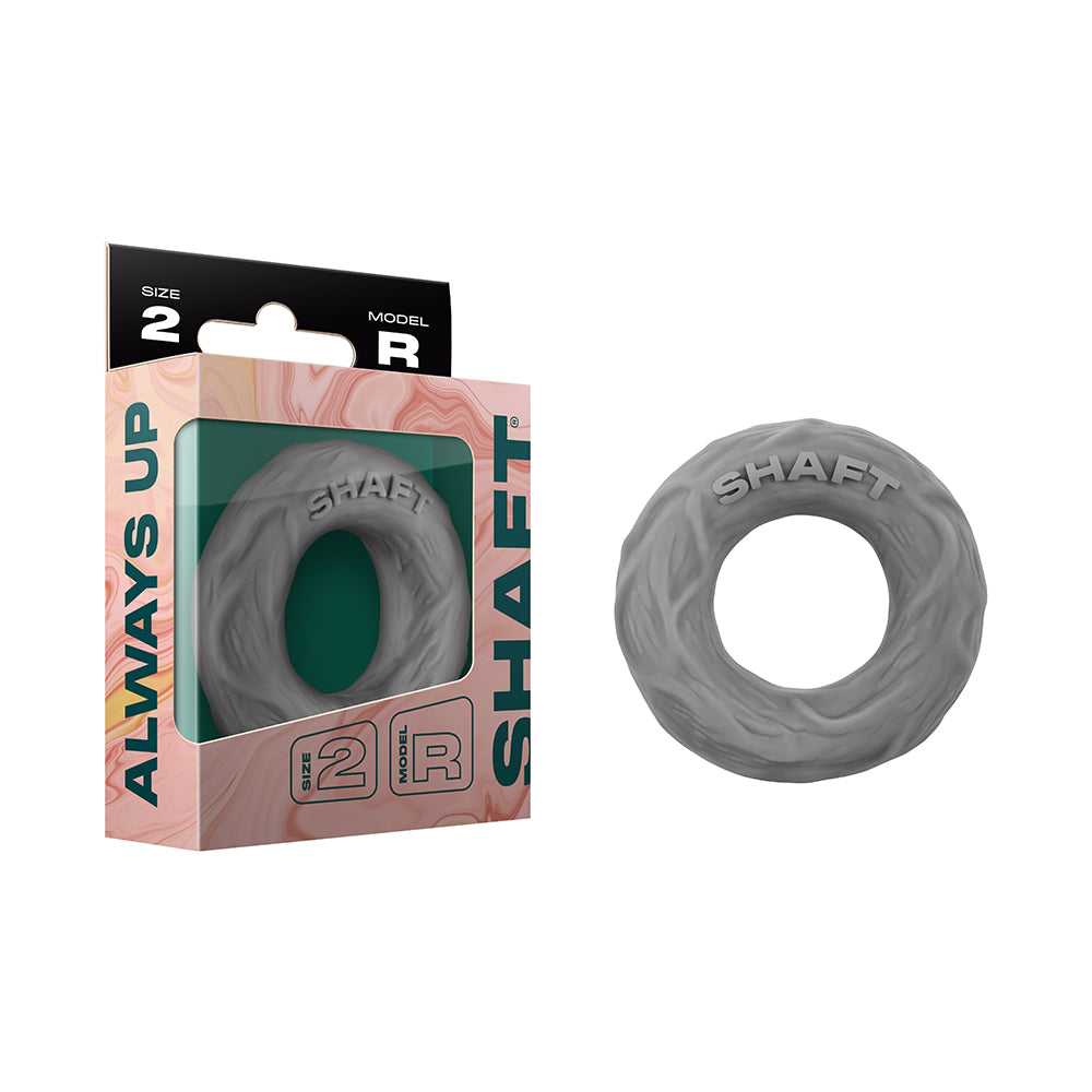 Shaft - Shaft Model R: C-Ring Grey Size 2 - Cockrings - Silicone