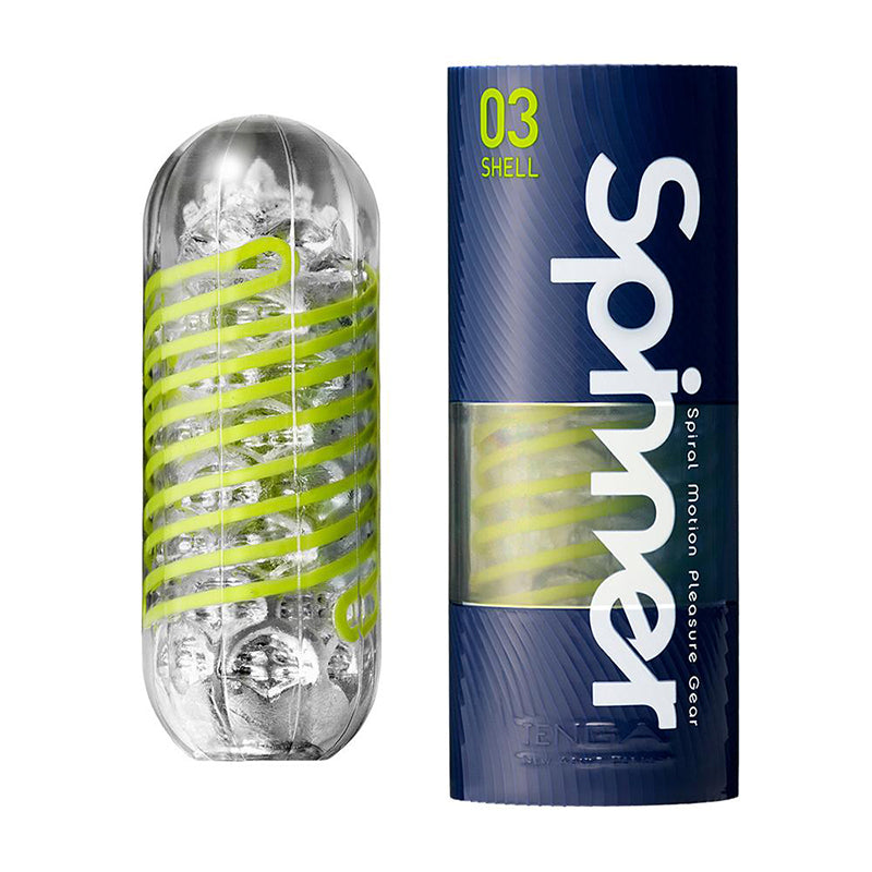 Tenga - Tenga Spinner Shell - Masturbation Aids for Males - TPE/TPR/Elastomers