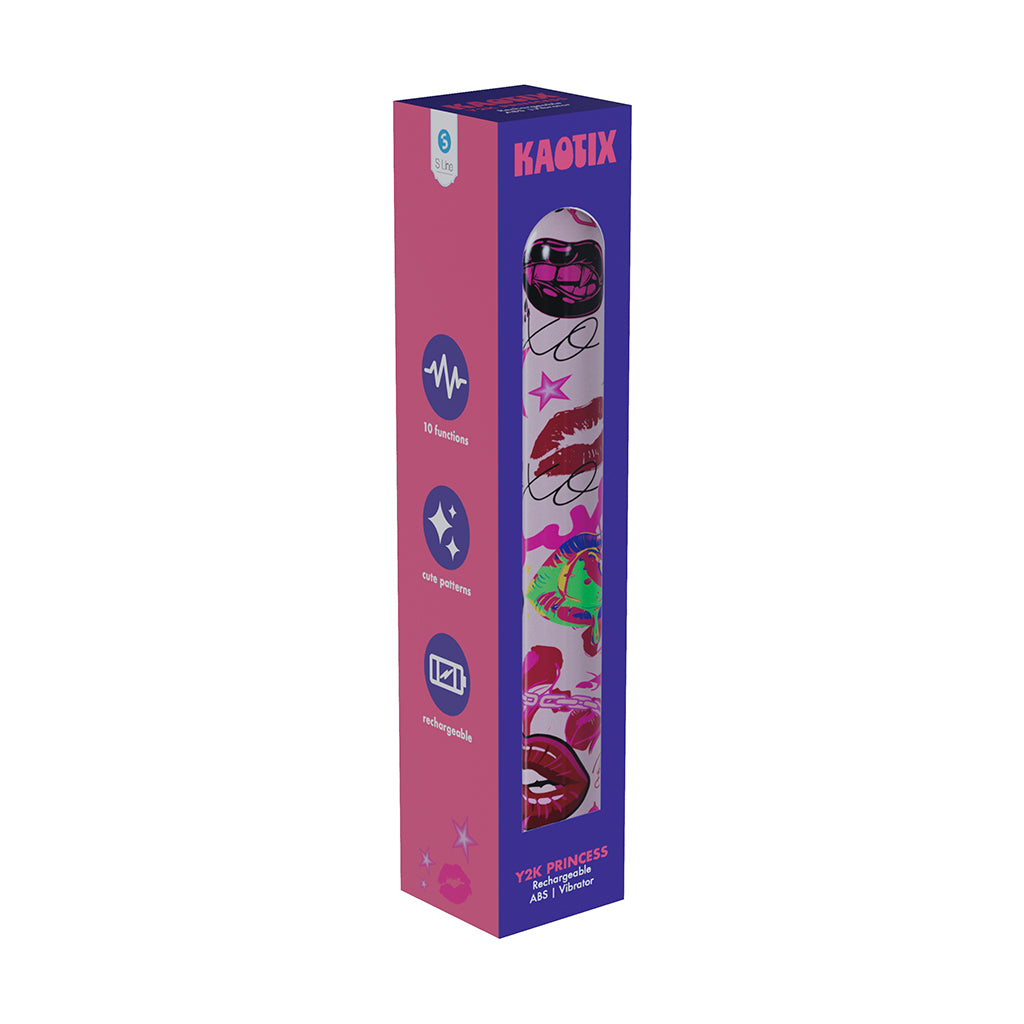 Shots - SLI Kaotix Y2K Princess Rechargeable Vibrator Powder Pink - Vibrators