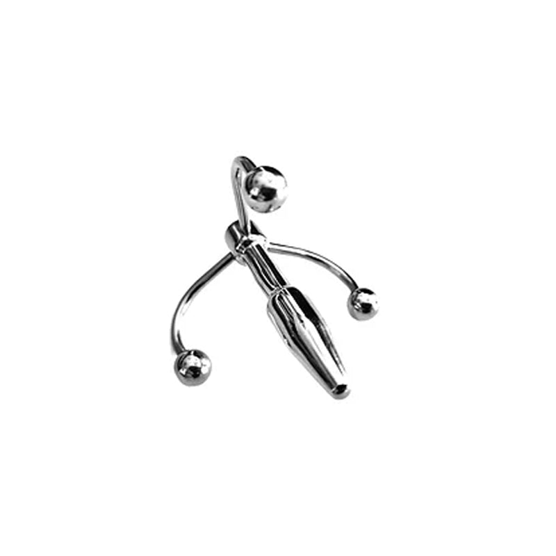 Rouge Garments - Rouge Stainless Steel Crown Penis Plug In Clamshell - General - Metal