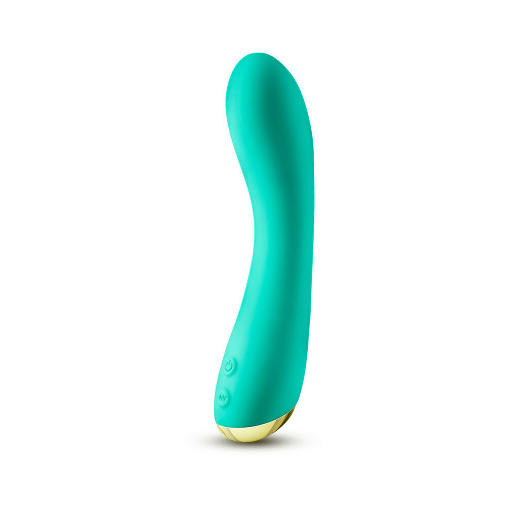 Blush - Aria Luscious AF Rechargeable Silicone G-Spot Vibrator Teal - Vibrators - Silicone