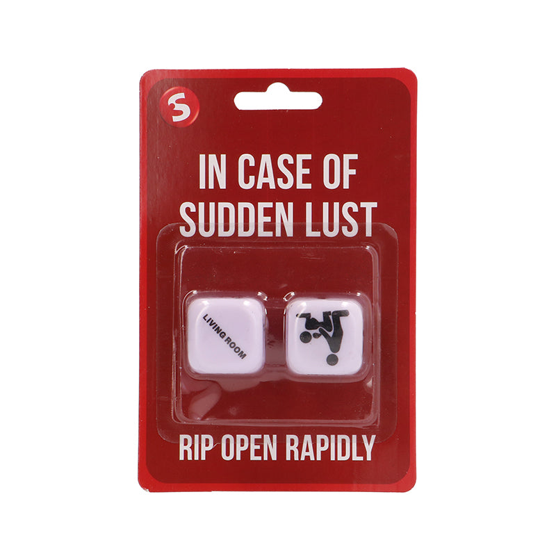 Shots - Shots S-Line In Case of Sudden Lust Sex Dice - Novelties & Games - Plastic