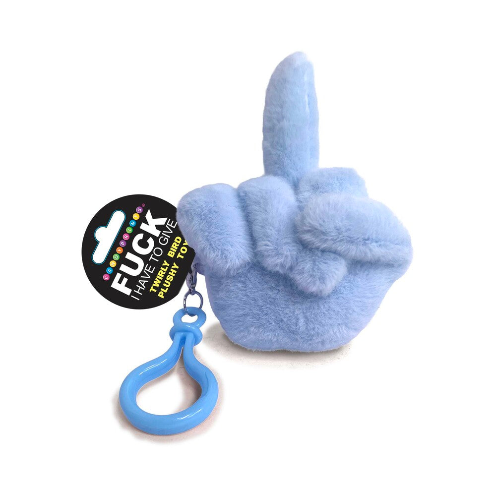 Little Genie - Fucks To Give Twirly Bird Plushie Blue - Novelties & Games
