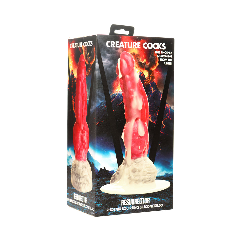 XR Brands - Creature Cocks Resurrector Phoenix Squirting Silicone Dildo - Dildos - Silicone