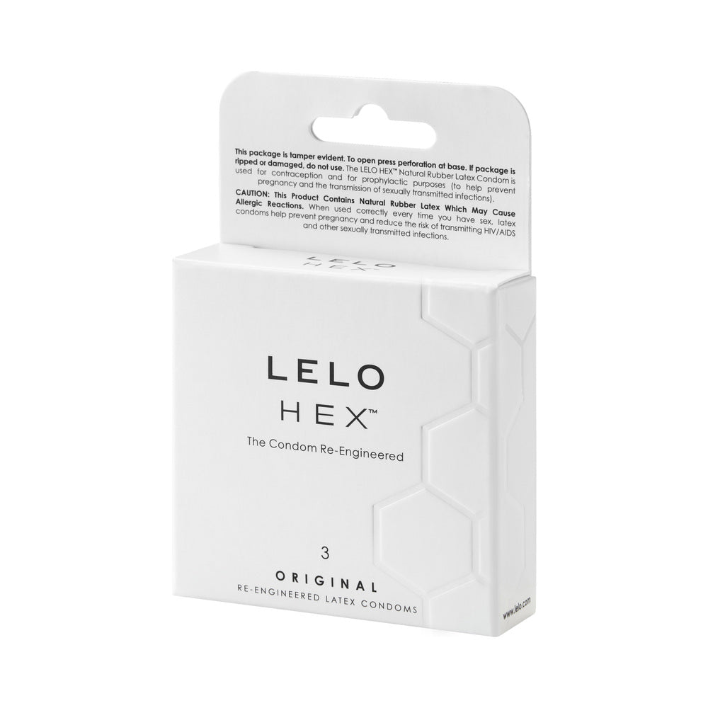 LELO - LELO HEX Original Lubricated Latex Condoms 3-Pack - General - Latex