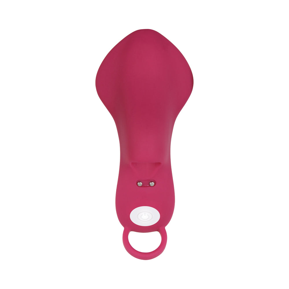 Evolved - Evolved Frisky Finger Rechargeable Silicone Finger Vibrator Burgundy - Vibrators - Silicone