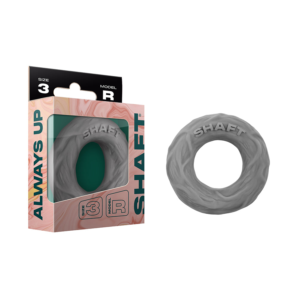 Shaft - Shaft Model R: C-Ring Grey Size 3 - Cockrings - Silicone