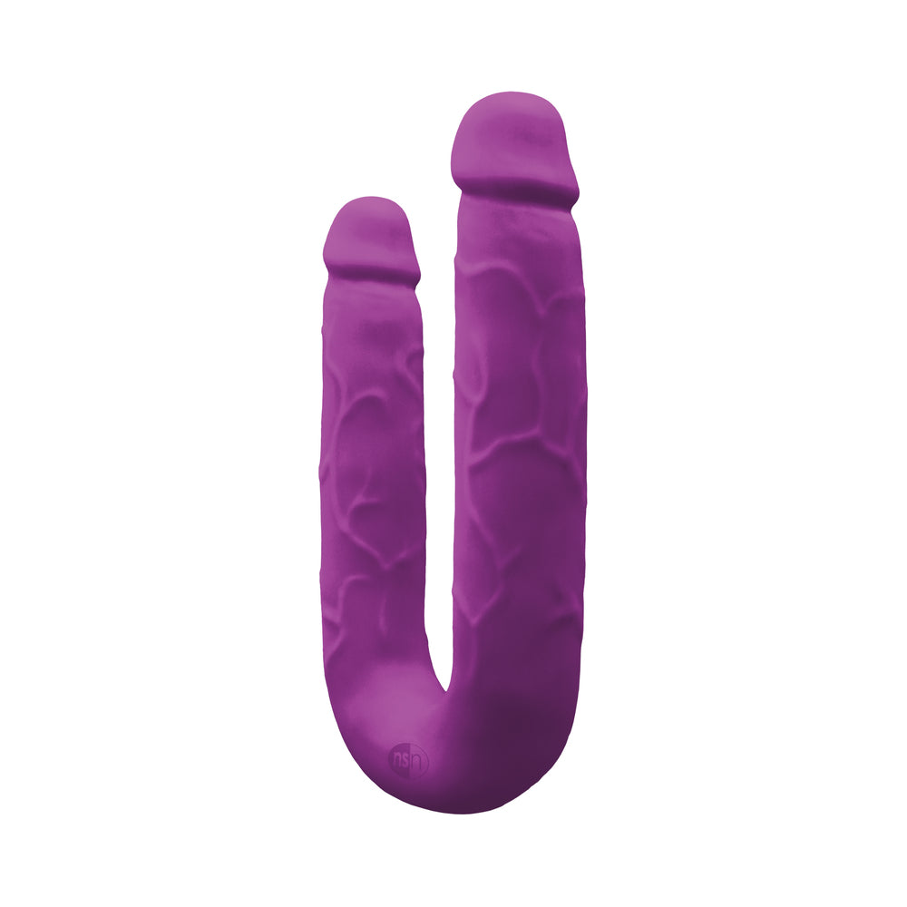 NS Novelties - Colours DP Pleasure Dual Ended Dildo Purple - Dildos - Silicone
