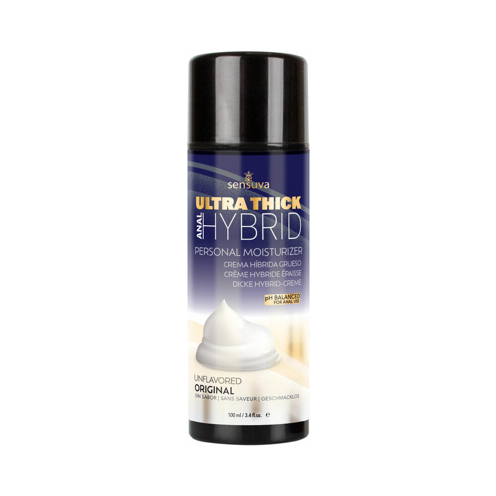 Sensuva - Sensuva Ultra-Thick Anal Hybrid Personal Moisturizer High pH Formula 3.4 oz. Bottle - Lubricants, Creams & Glides