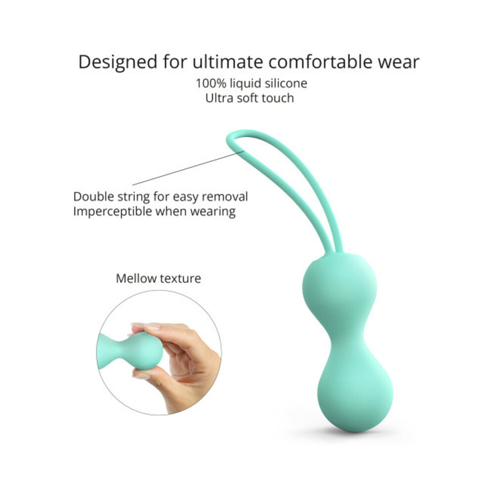 Lovely Planet - Love to Love Joia Silicone Kegel Balls Enjoy Mint - Sexual Wellness - Silicone