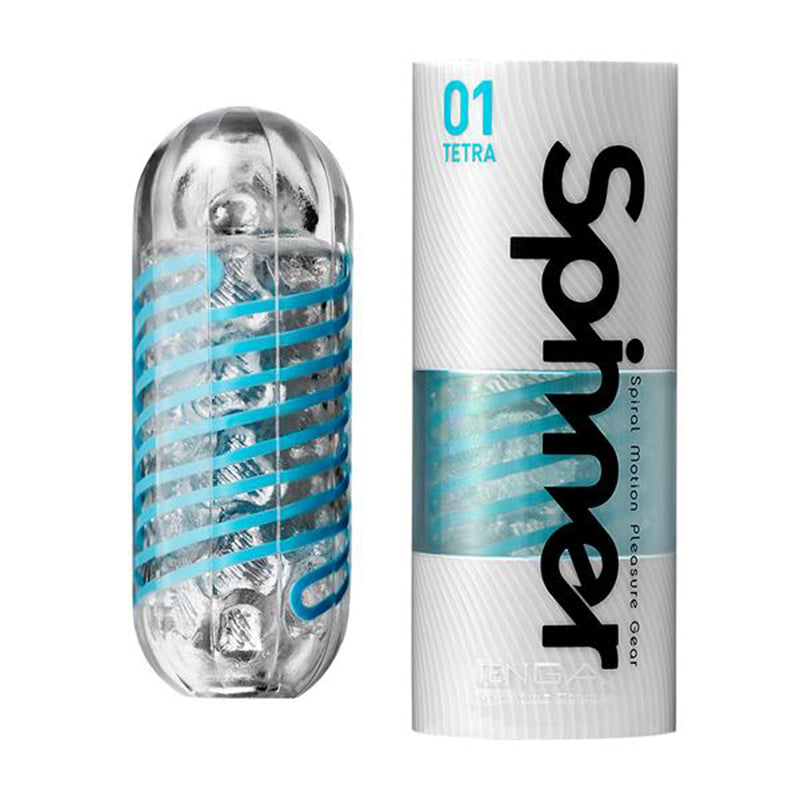 Tenga - Tenga Spinner Tetra - Masturbation Aids for Males - TPE/TPR/Elastomers