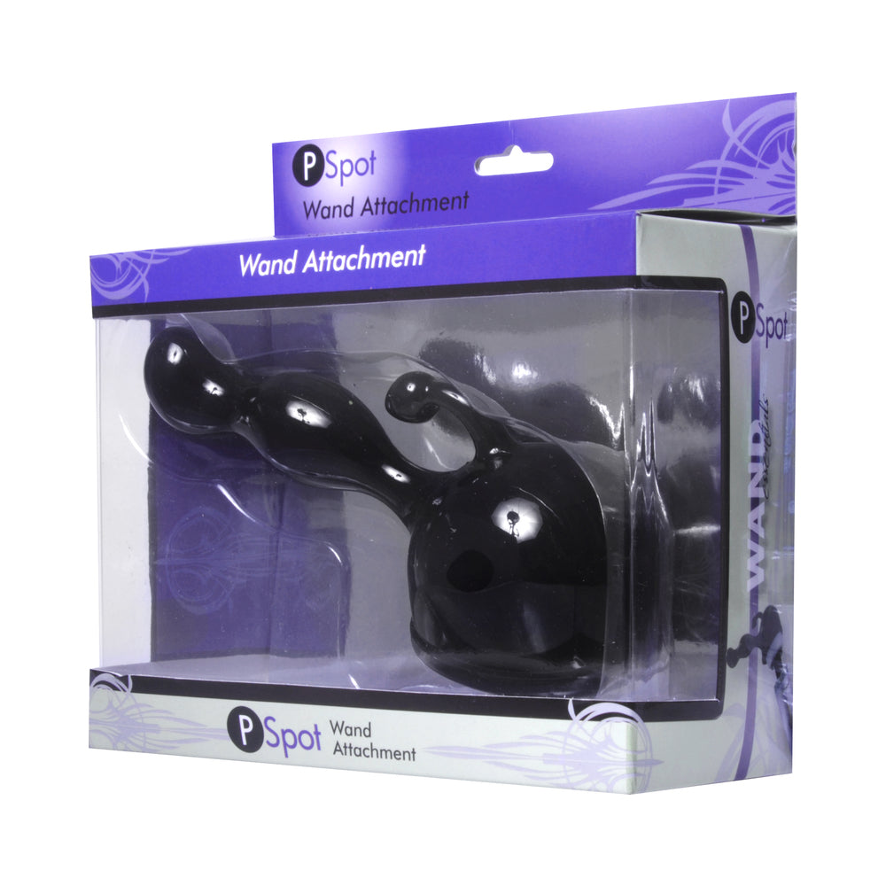 XR Brands - Wand Essentials P-Spot Wand Attachment Black - Anal Toys & Stimulators