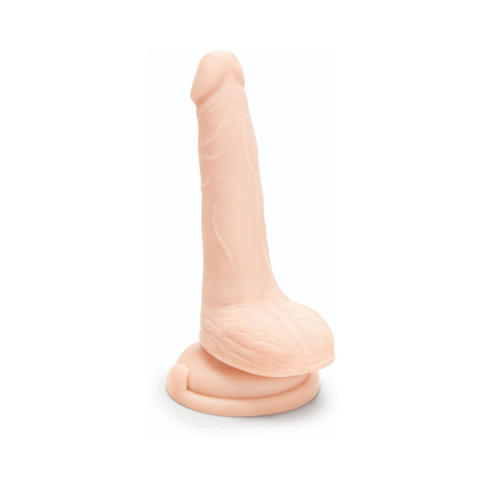 Prowler RED - Prowler RED Ultra Cock 6 in. Realistic Dual Density Dildo with Balls Vanilla - Dildos - TPE/TPR/Elastomers