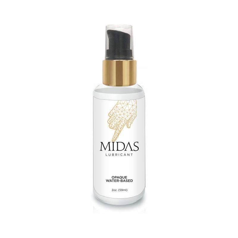 Little Genie - Midas Opaque Water-Based Lubricant 2 oz. - Lubricants, Creams & Glides - Liquid