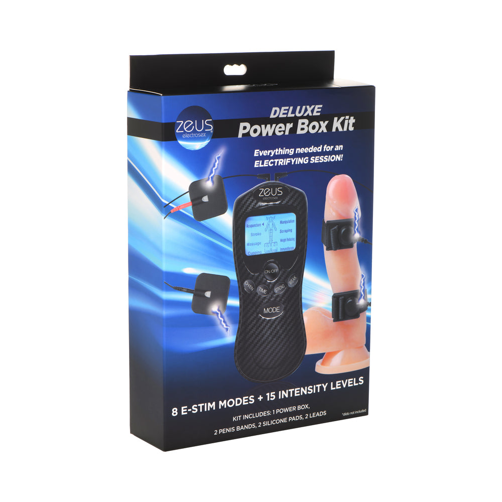 XR Brands - Zeus Electrosex Power Box Kit - Bondage & Fetish Toys - ABS