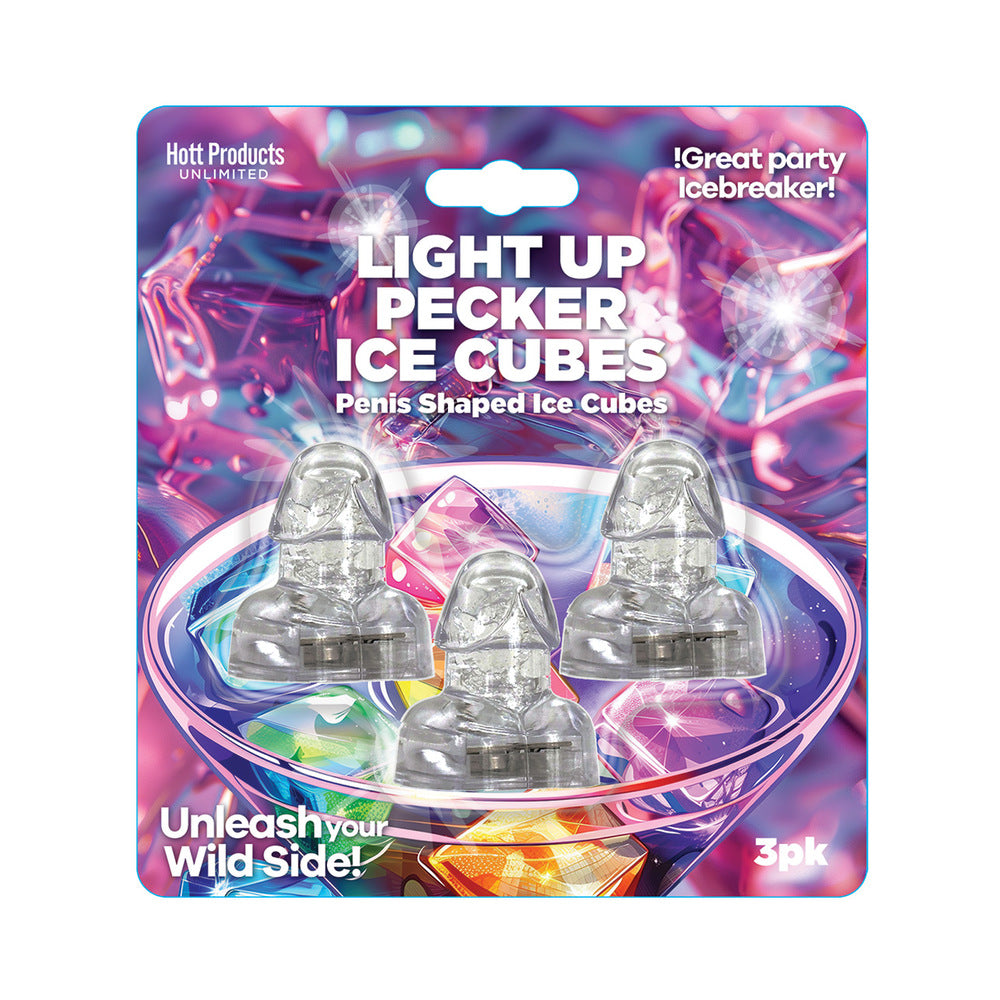 Hott Products - Light Up Penis Ice Cubes 3-Pack - Novelties & Games