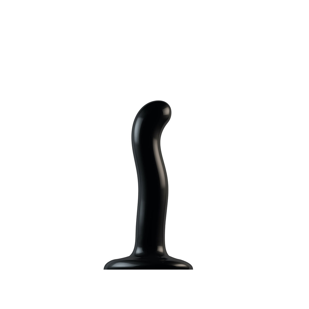 Lovely Planet - Strap-On-Me P&G-Spot Dildo Black Small - Dildos - Silicone