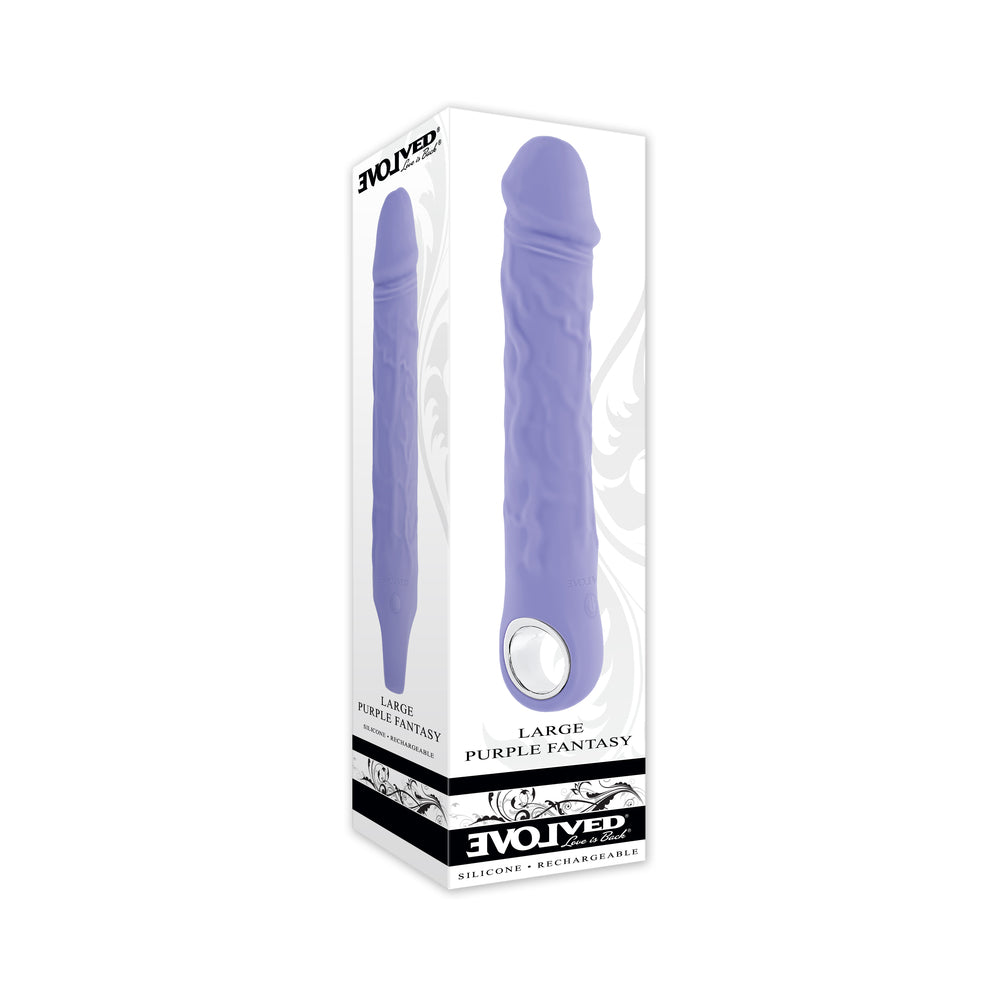 Evolved - Evolved Large Purple Fantasy Purple - Vibrators