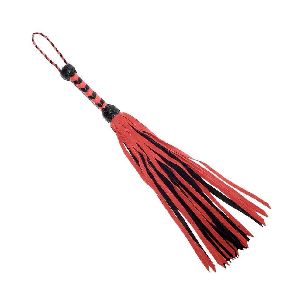 Prowler RED - Prowler RED Flogger 33 in. Black/Red - Bondage & Fetish Toys - Leather