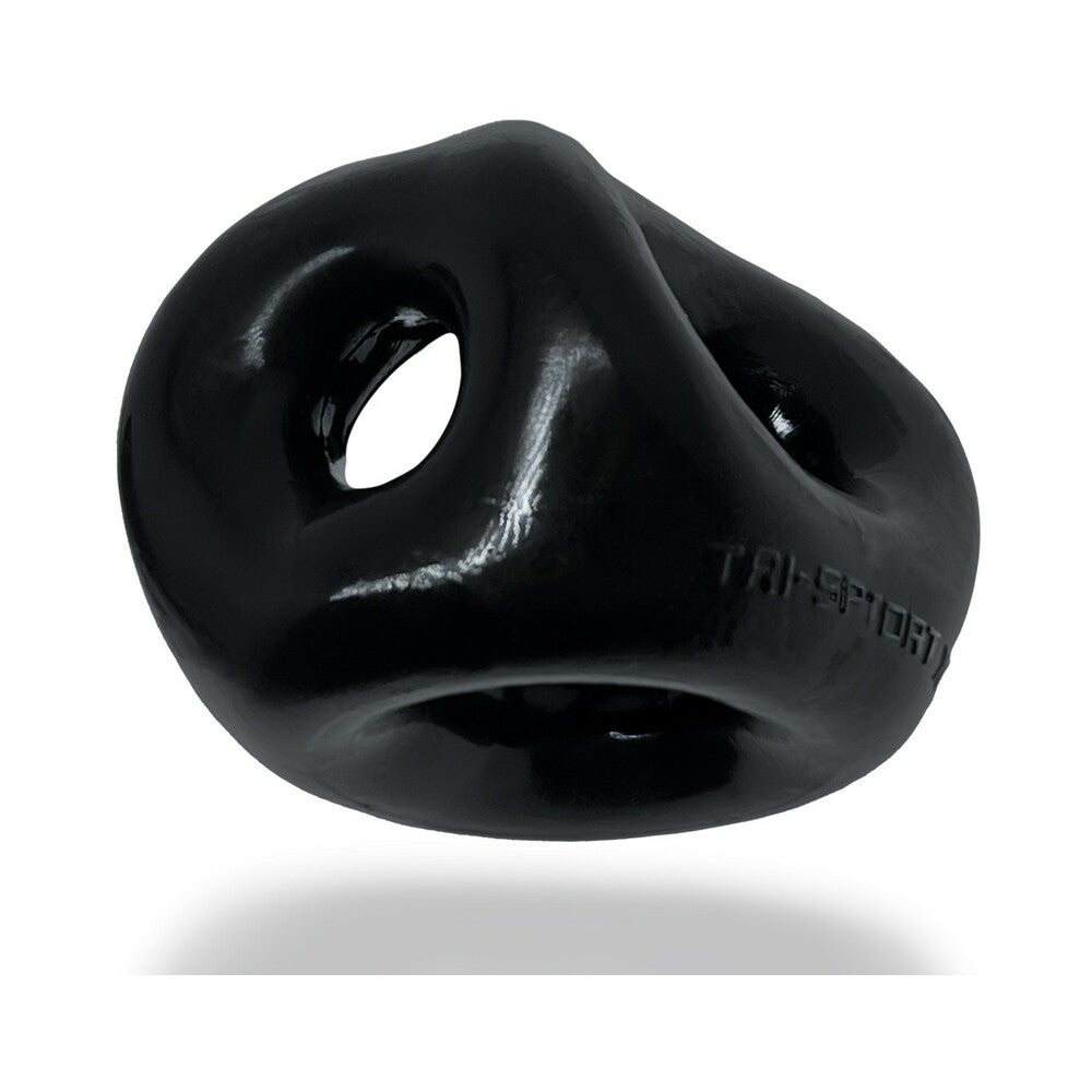 Oxballs - Oxballs Tri-Sport XL Thicker 3-Ring Sling Black - Cockrings - TPE/TPR/Elastomers