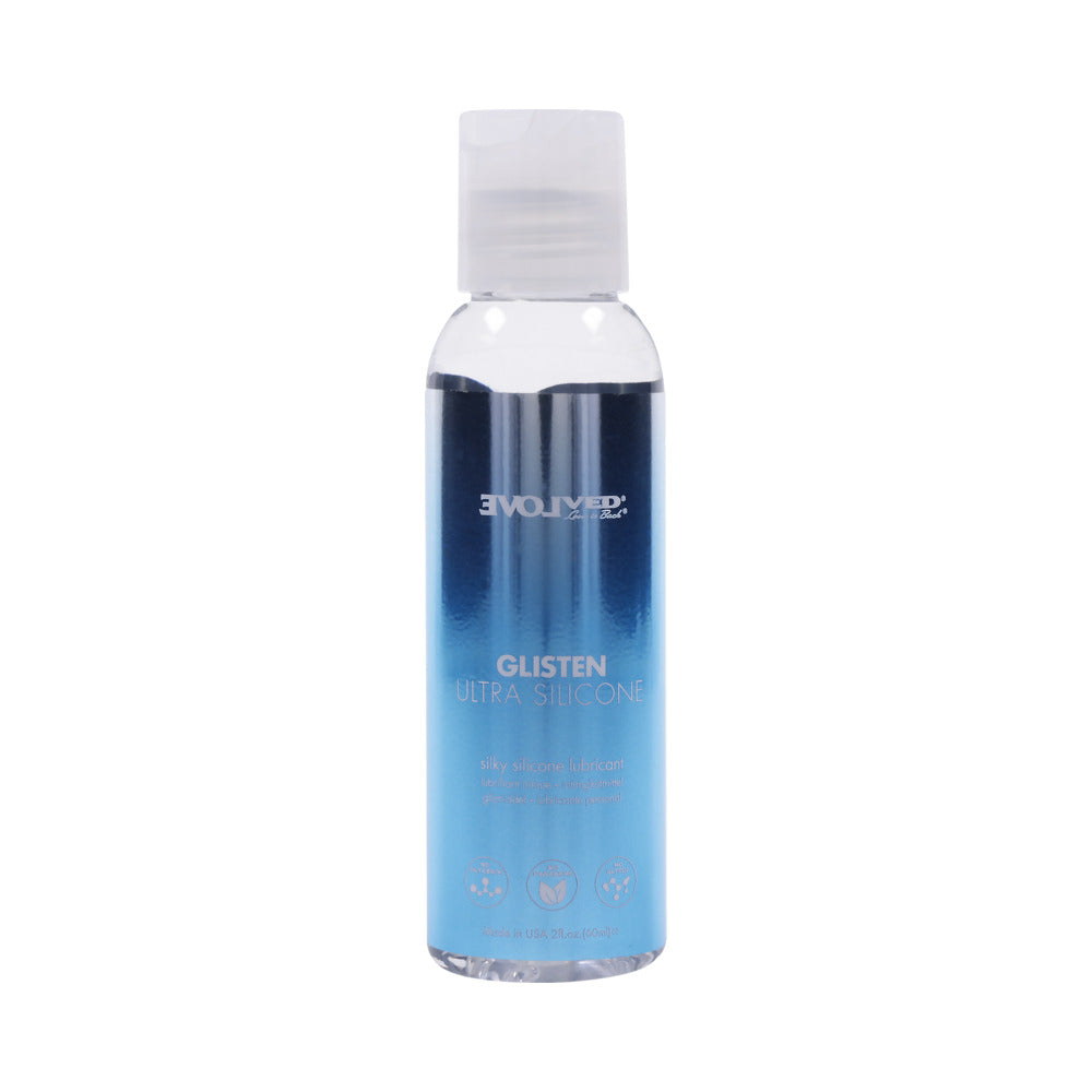 Evolved - Evolved Glisten Ultra Silicone Lubricant 2 oz. - Lubricants, Creams & Glides - Liquid