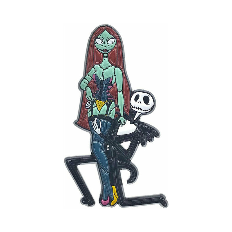 Geeky & Kinky - Geeky & Kinky Halloween King and Queen Enamel Pin - Novelties & Games - Metal