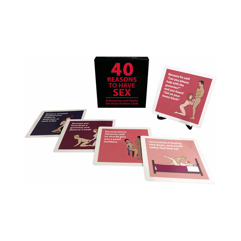 Kheper Games - 40 Reasons to Have Sex Cards - Novelties & Games - Paper