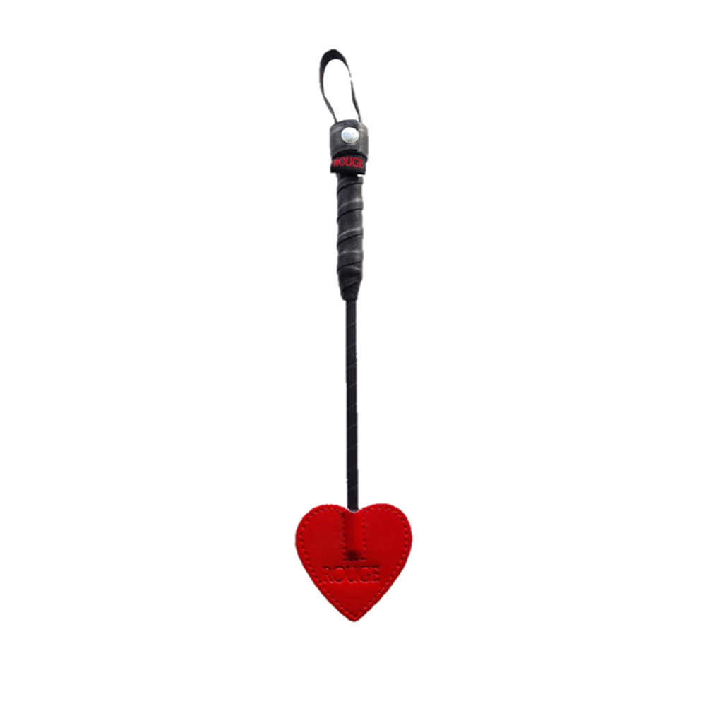 Rouge Garments - Rouge Mini Spade Paddle 10 in. Red - Bondage & Fetish Toys - Leather