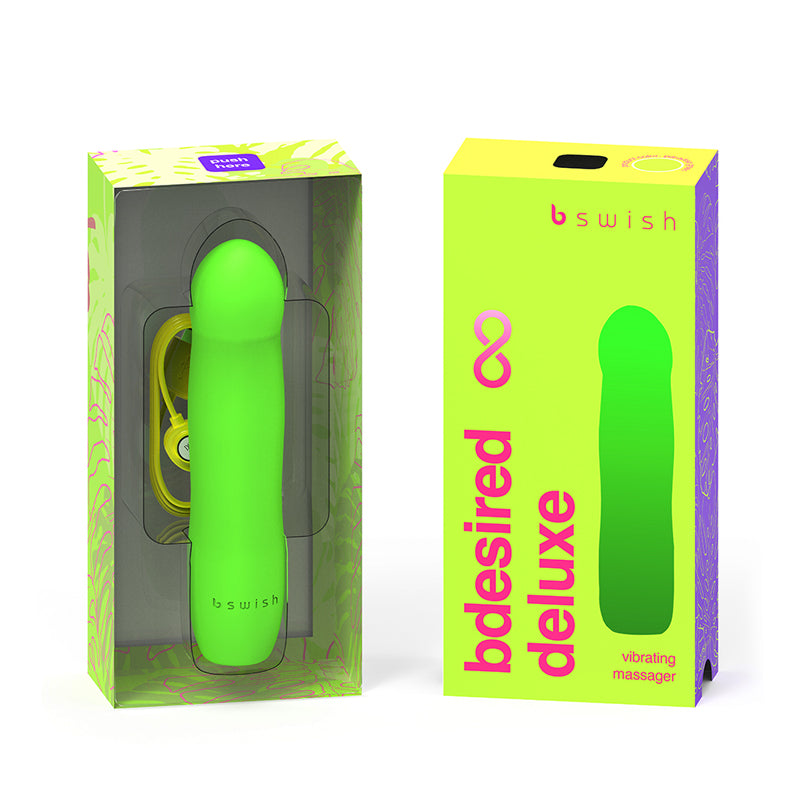 B Swish - B Swish Bdesired Infinite Deluxe Paradise Green - Vibrators - Silicone