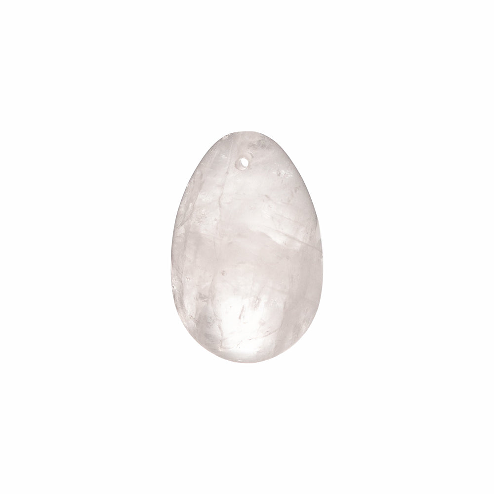 Chakrubs - Chakrubs Prism Yoni Egg Clear Quartz (drilled) - Sexual Wellness