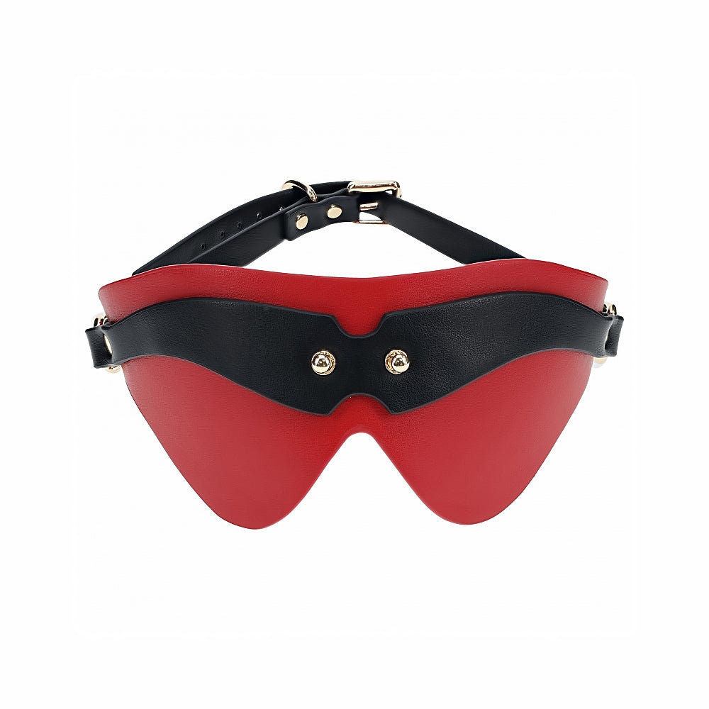 Shots - Ouch! International Milan Collection Blindfold - Bondage & Fetish Toys - Leather