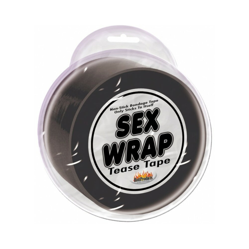 Hott Products - Sex Wrap 100 ft. Black - Bondage & Fetish Toys