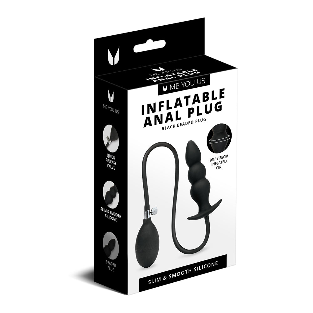Me You Us - Me You Us Inflatable Beaded Anal Plug - Anal Toys & Stimulators - Silicone