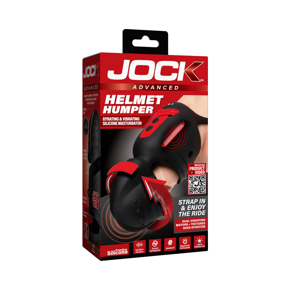 Curve Novelties - JOCK Advanced Helmet Humper Gyrating&Vibrating Silicone Masturbator - General