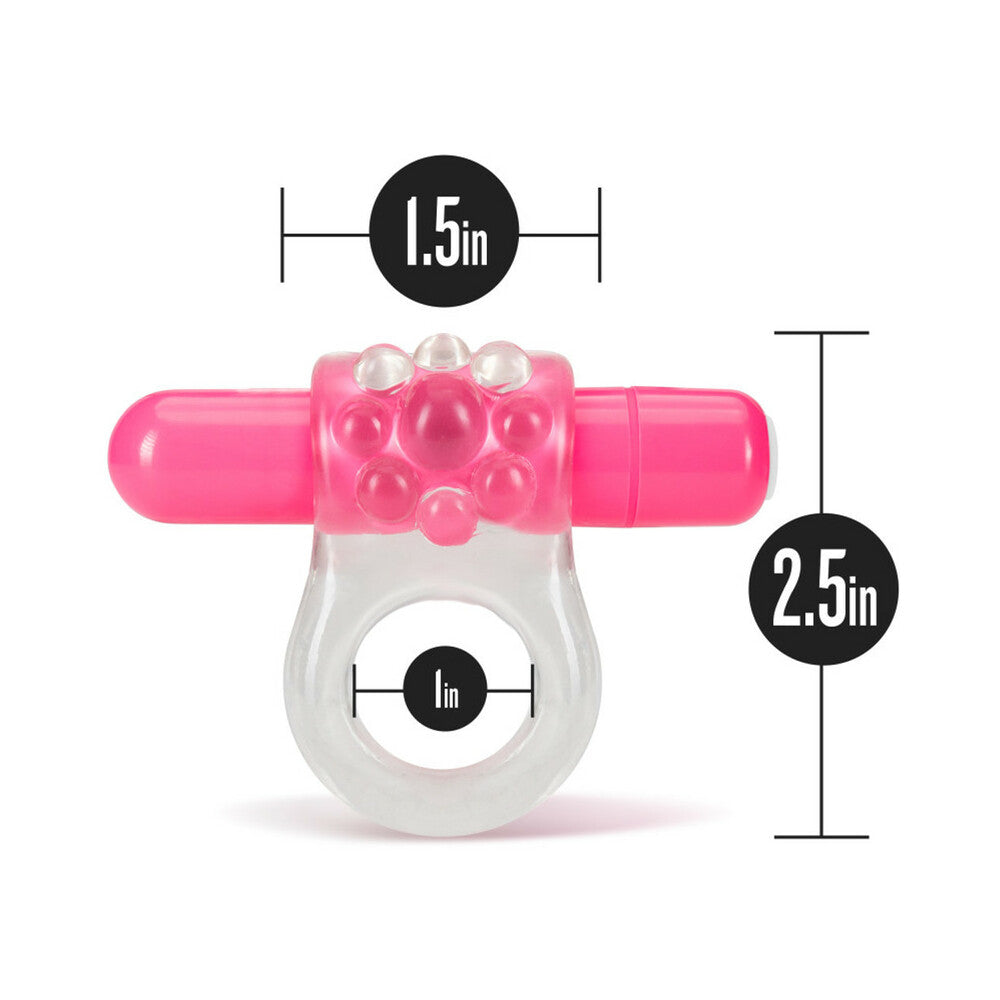 Blush - Play with Me Teaser Vibrating C-Ring Pink - Vibrators - TPE/TPR/Elastomers