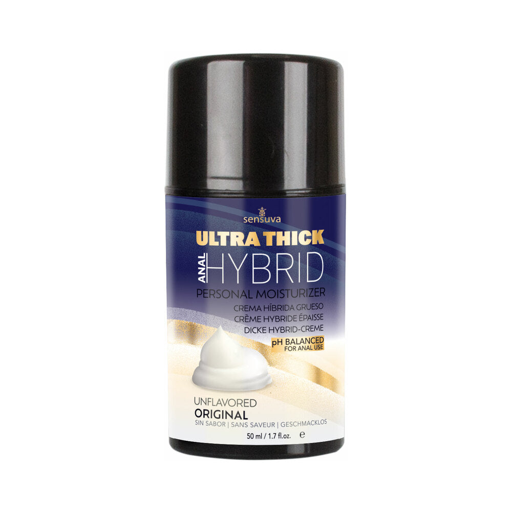 Sensuva - Sensuva Ultra-Thick Anal Hybrid Personal Moisturizer High pH Formula 1.7 oz. Bottle - Lubricants, Creams & Glides