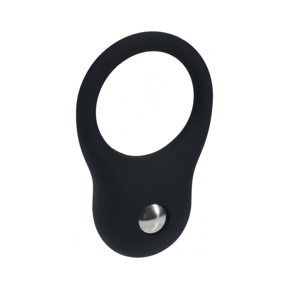 Shots - LEVELZ Silicone Training Cock Ring Small Black - Cockrings