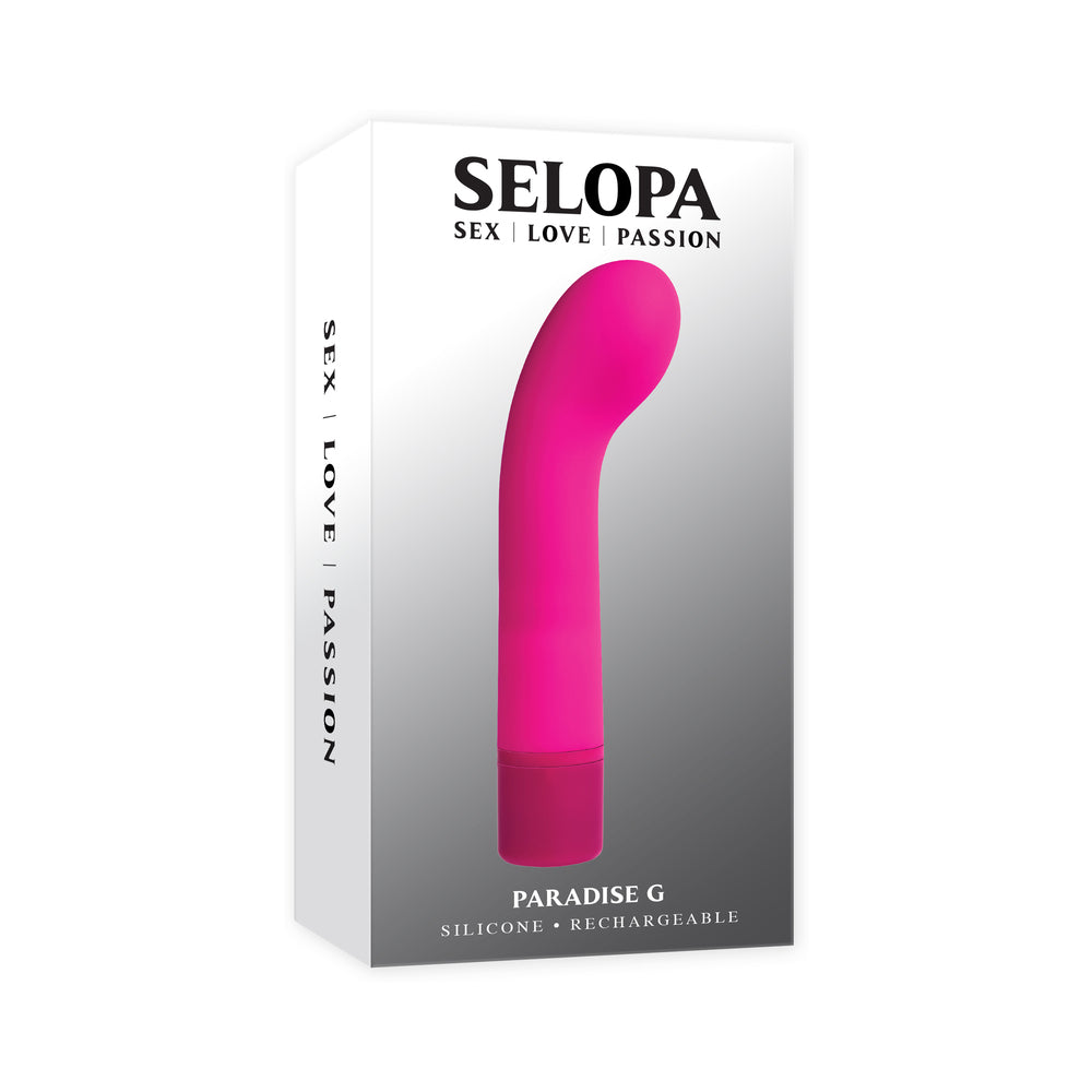 Selopa - Selopa Paradise G Rechargeable Silicone G-Spot Vibrator Pink - Vibrators - Silicone