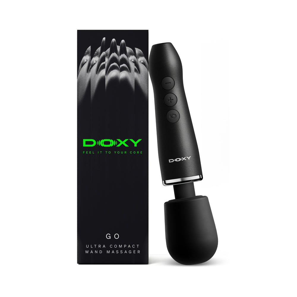Doxy - Doxy Go Travel-Sized Wand Massager Black - General