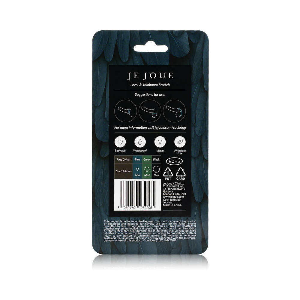 Je Joue - Je Joue Silicone Ring Minimum Stretch Blue - Cockrings - Silicone