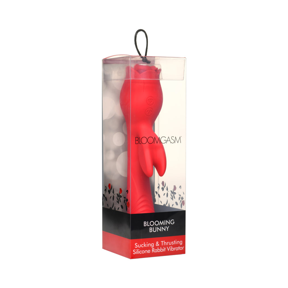 XR Brands - Bloomgasm Blooming Bunny Sucking & Thrusting Silicone Rabbit Vibrator - Vibrators - Silicone