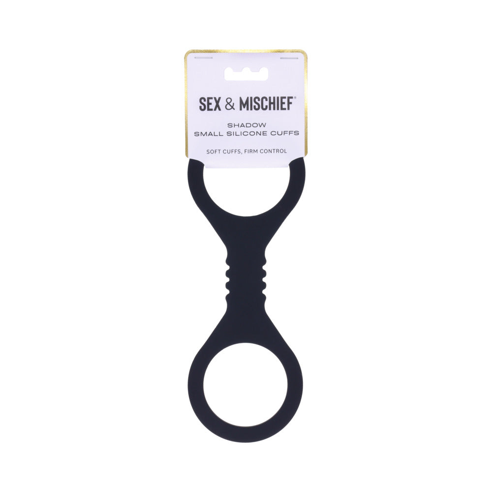 Sportsheets - Sportsheets Sex & Mischief Shadow Small Silicone Cuffs - Bondage & Fetish Toys