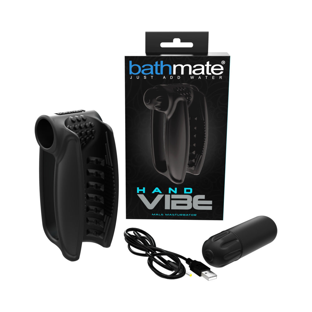 Bathmate - Bathmate Hand Vibe Masturbator - Masturbation Aids for Males - Silicone